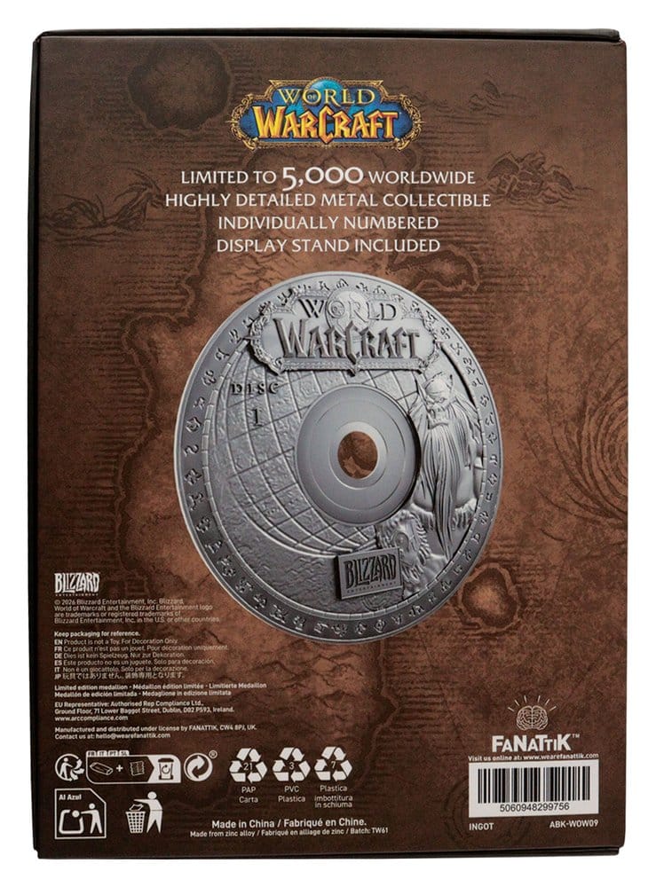 World of Warcraft Replik CD-ROM Limited Edition 11 cm - Preorder - ETA: 25.01.2027
