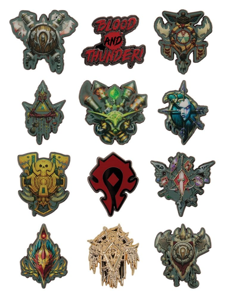 World of Warcraft Mystery Ansteck-Pins Horde Blind Box Display (12) - Preorder - ETA: 25.01.2027