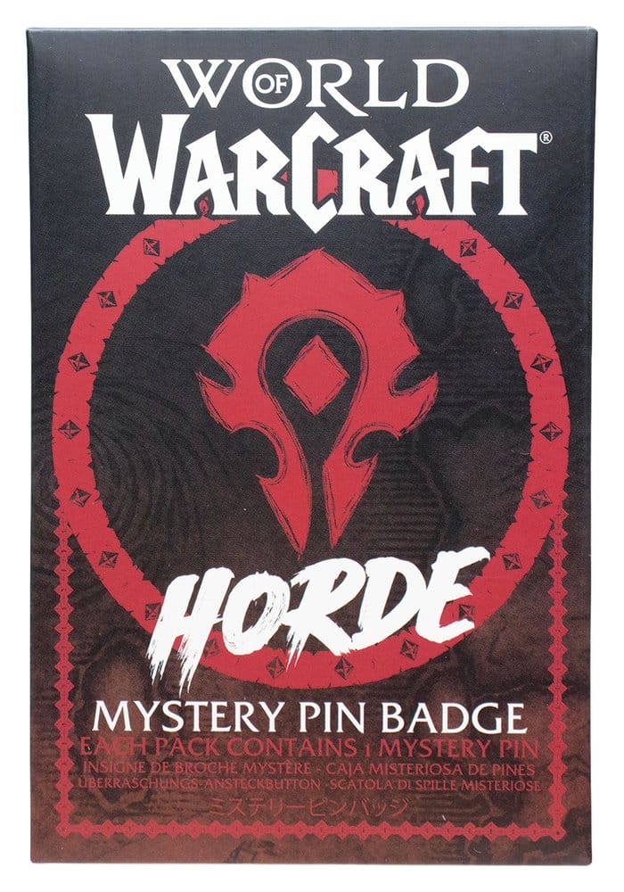 World of Warcraft Mystery Ansteck-Pins Horde Blind Box Display (12) - Preorder - ETA: 25.01.2027