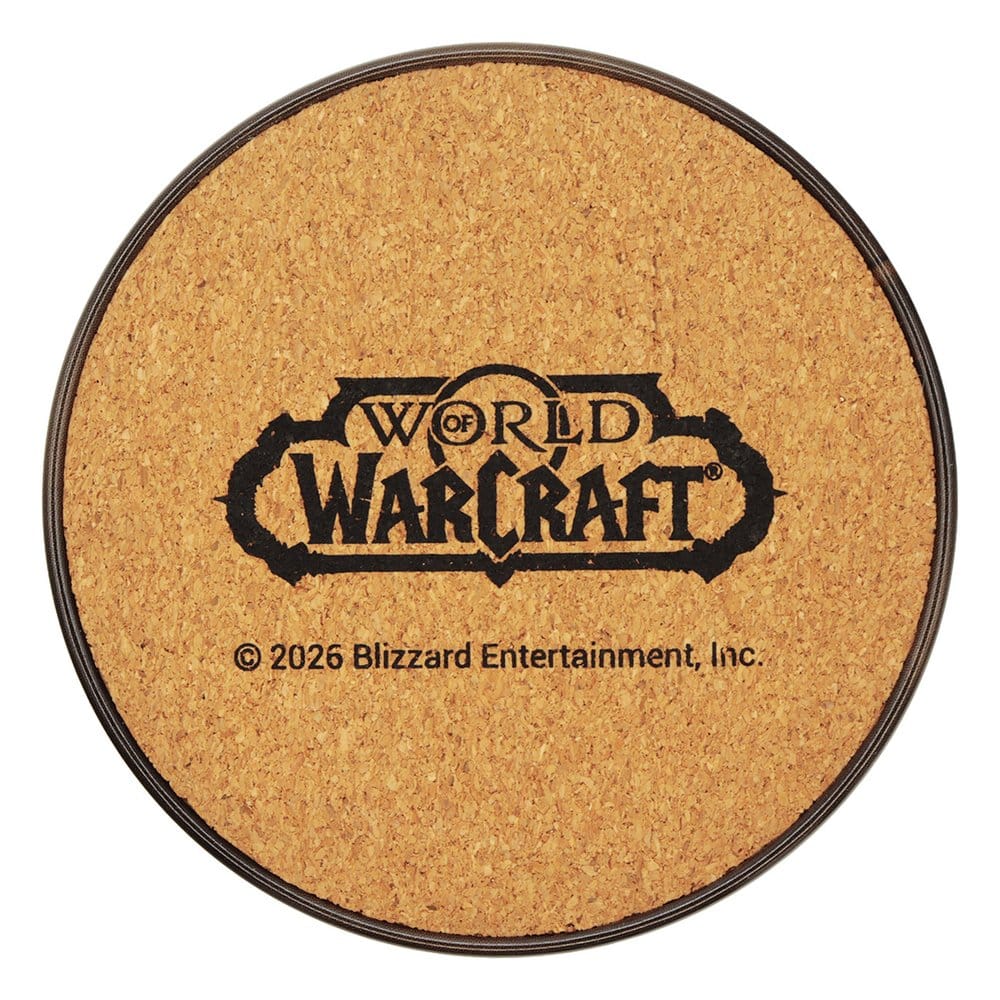 World of Warcraft Untersetzer 4er-Pack bedrucktes Metall - Preorder - ETA: 25.03.2027