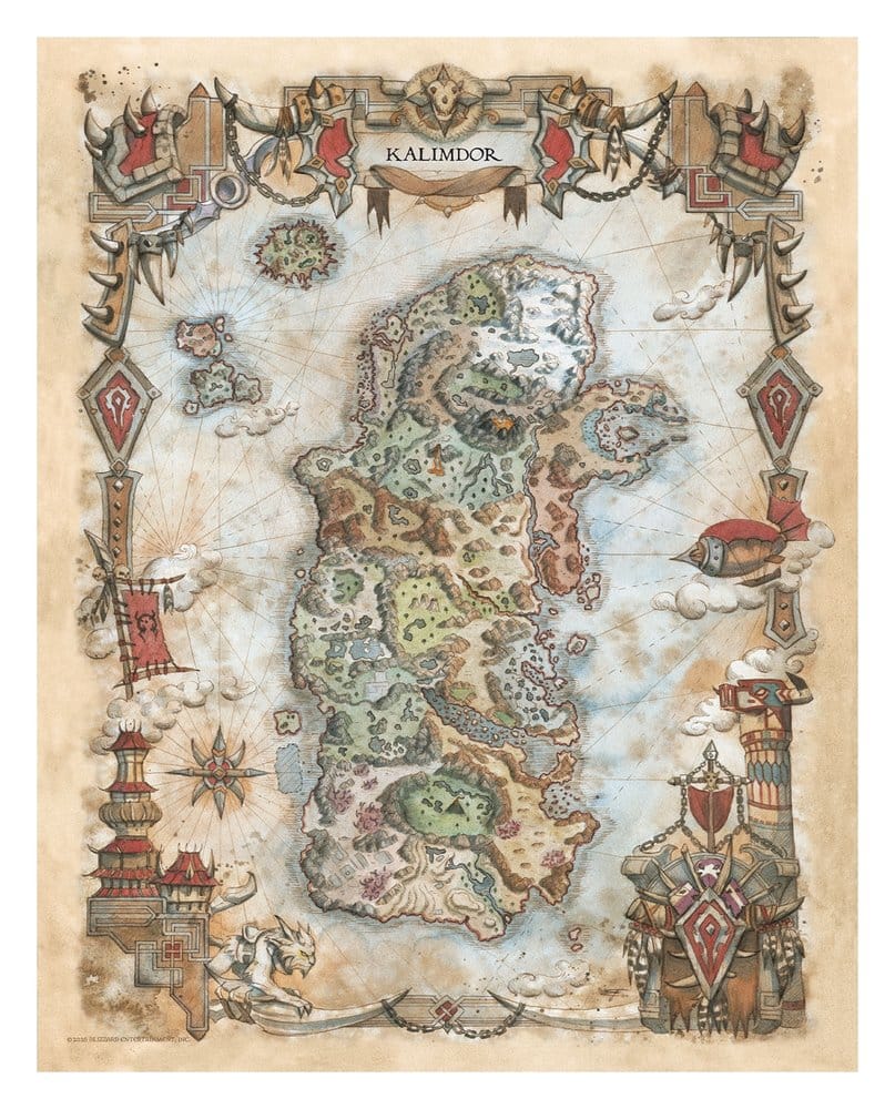 World of Warcraft Kunstdruck Set Limited Edition 42 x 30 cm - Preorder - ETA: 25.09.2026