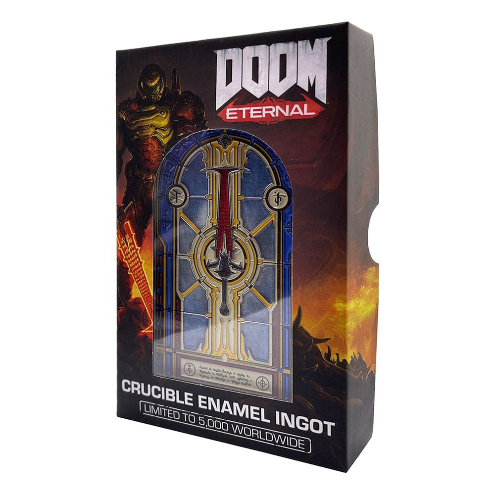 Doom Metallbarren Crucible Sword Stained Glass Limited Edition  - Preorder - ETA: 09.10.2025