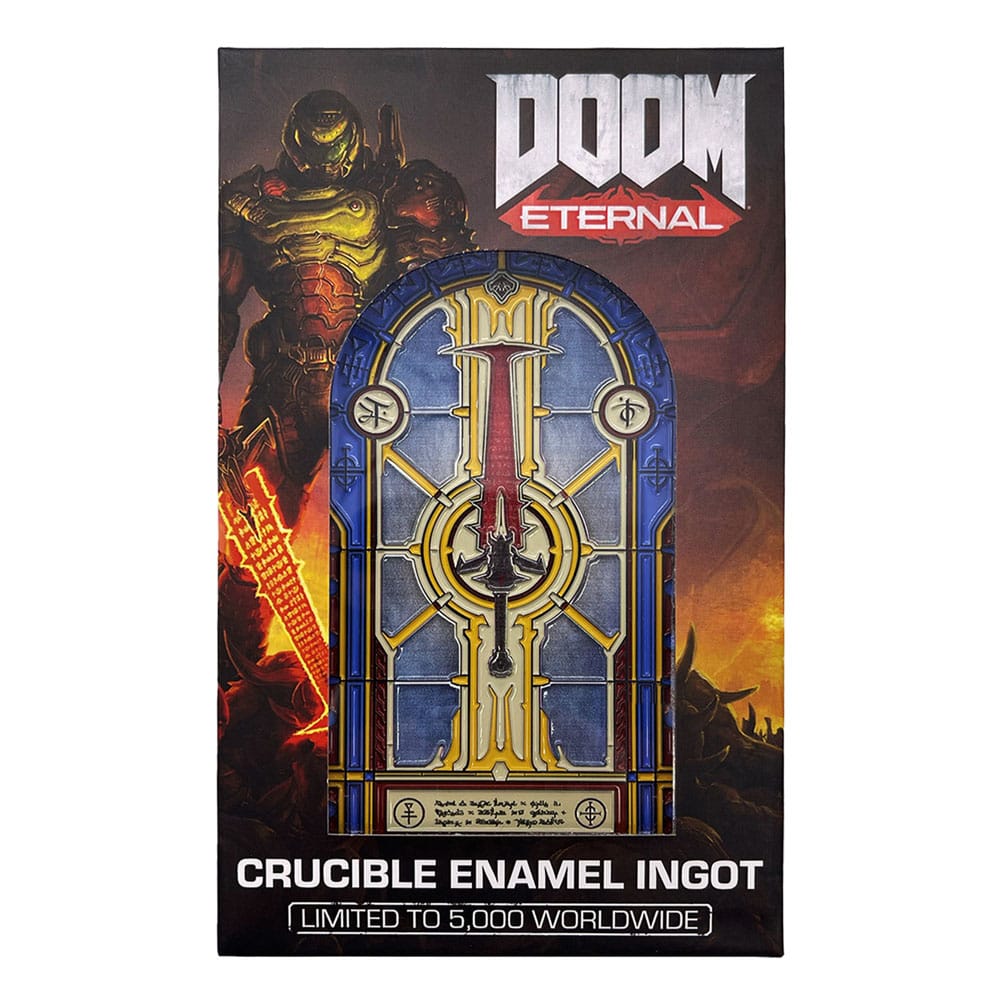 Doom Metallbarren Crucible Sword Stained Glass Limited Edition  - Preorder - ETA: 09.10.2025