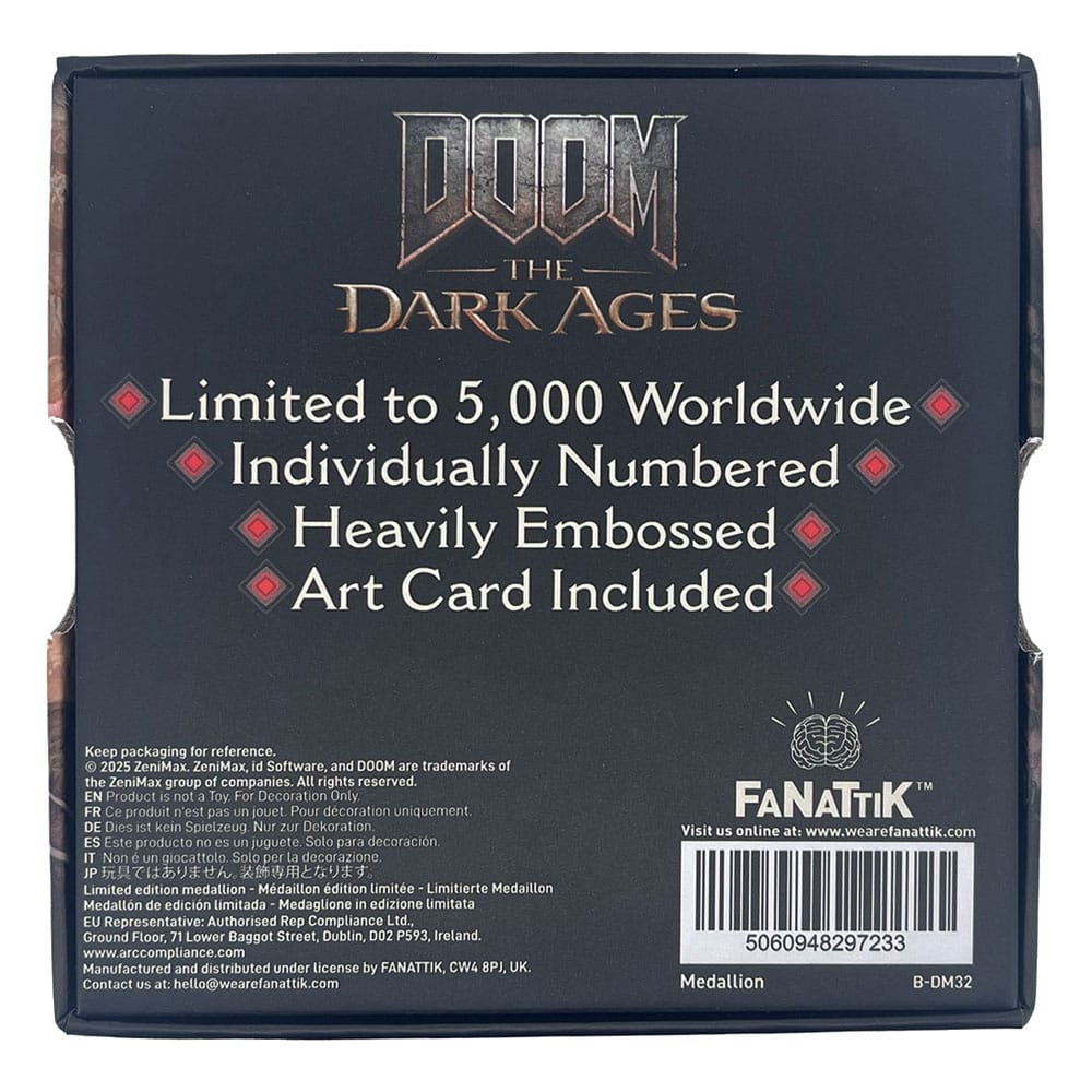 Doom: The Dark Ages Medaille Saw Shield    - Preorder - ETA: 25.12.2025