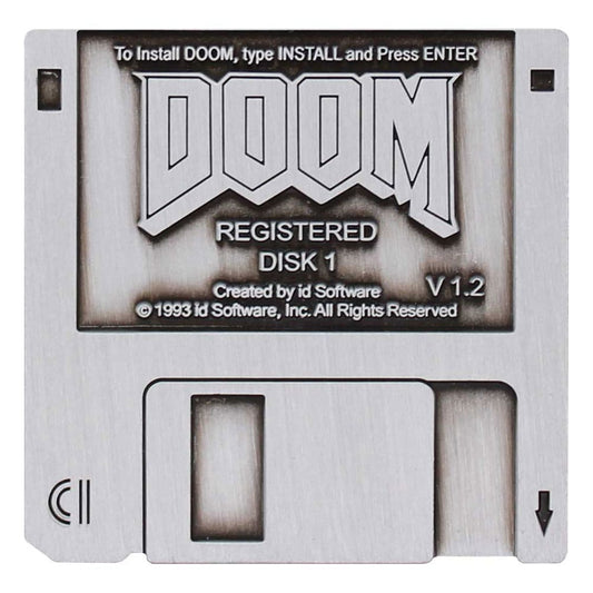 Doom Ansteck-Pin Floppy Disk Limited Edition        - Versand: 5-7 Tage nach Bestellung