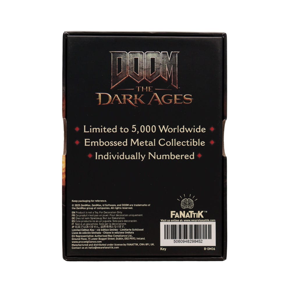 Doom: The Dark Ages Replik Secret Key Limited Edition - Preorder - ETA: 25.04.2026