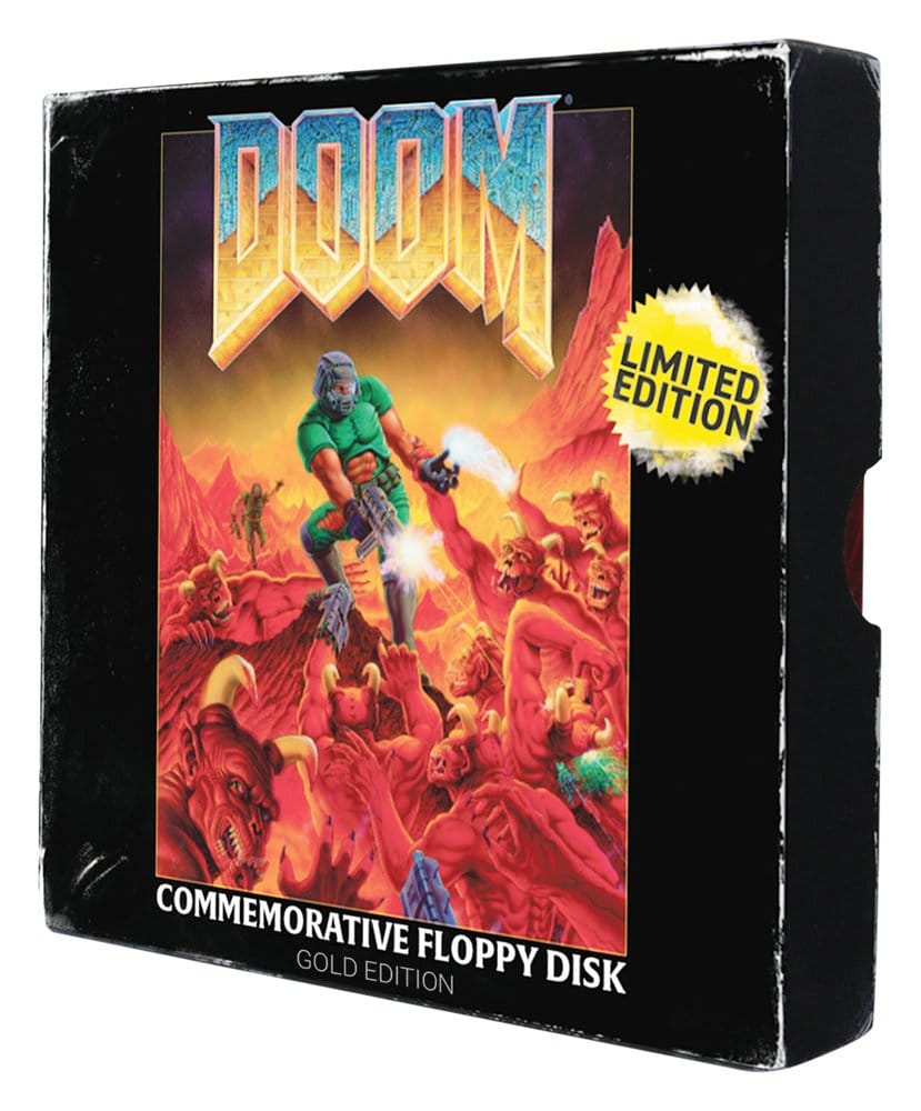 Doom Replik Floppy Disk Gold Plated Limited Edition            - Preorder - ETA: 08.08.2026