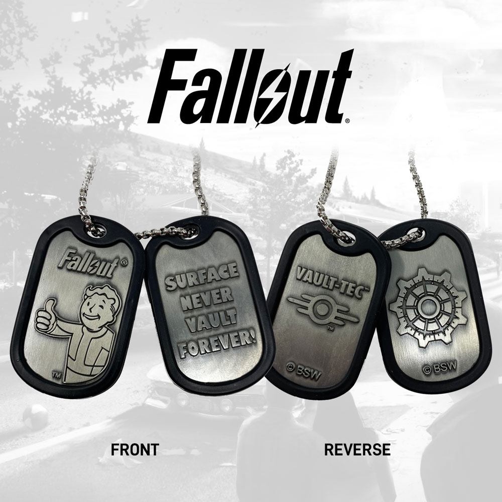 Fallout Erkennungsmarken mit Kette Logo - Preorder - ETA: 25.12.2026