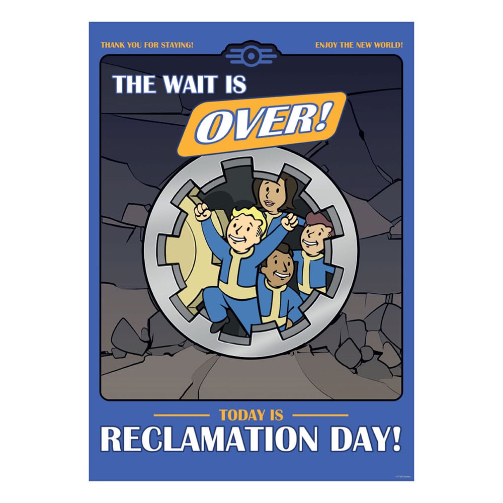 Fallout Kunstdruck Reclamation Day Limited Edition 42 x 30 cm - Versand: 7 Tage nach Bestellung