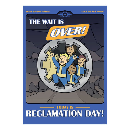 Fallout Kunstdruck Reclamation Day Limited Edition 42 x 30 cm - Versand: 7 Tage nach Bestellung