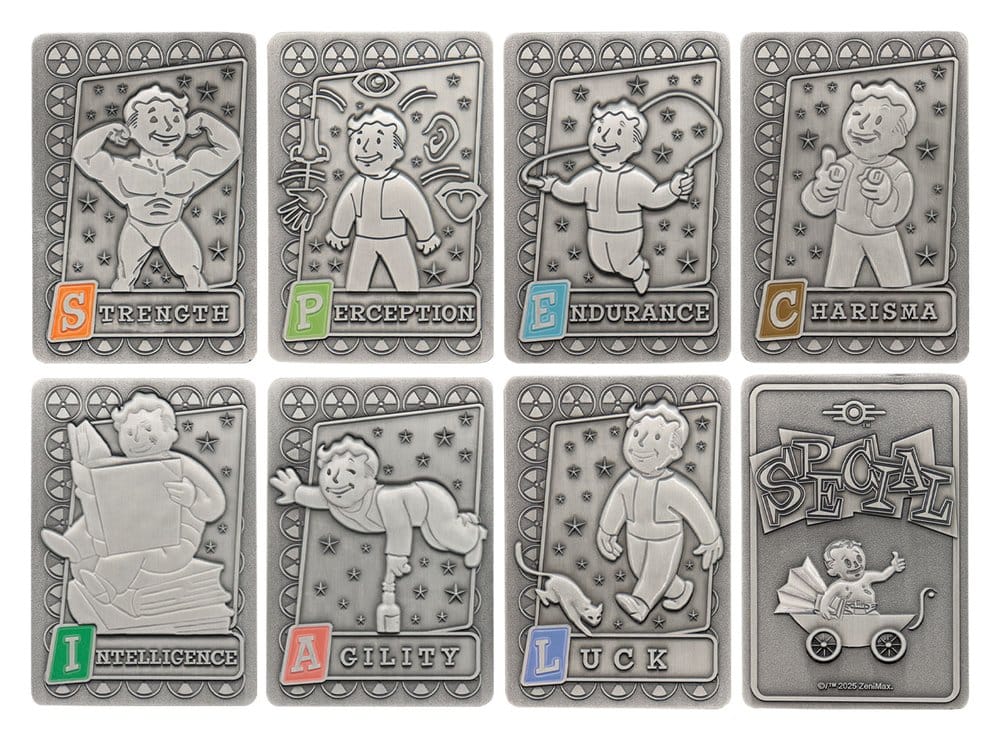Fallout Metallbarren mit Album S.P.E.C.I.A.L. Perk Card Collector’s Album - Preorder - ETA: 25.10.2026
