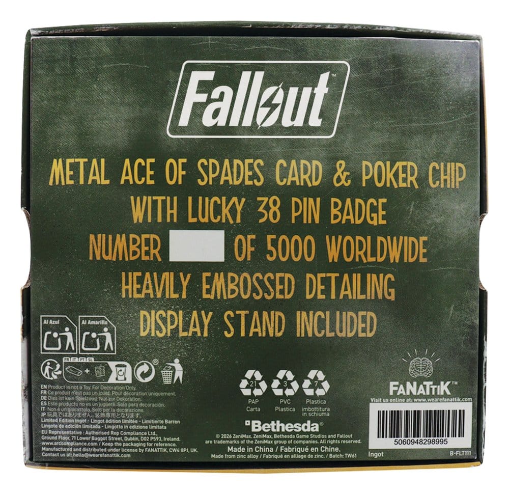 Fallout: New Vegas Replik Lucky 38 Imitation Gold Casino Set Limited Edition  - Preorder - ETA: 08.08.2026