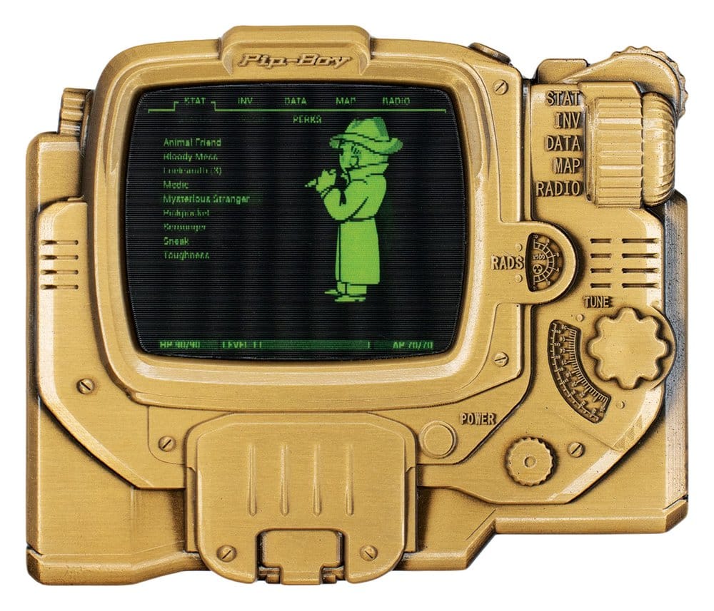 Fallout Metallbarren Pip-Boy Limited Edition Lenticular Mysterious Stranger Variant - Preorder - ETA: 25.01.2027