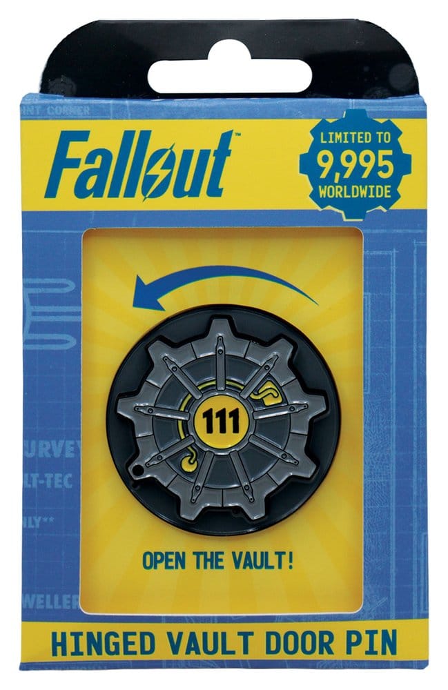 Fallout Ansteck-Pin Vault Door 111 Limited Edition Hinged - Preorder - ETA: 25.01.2027