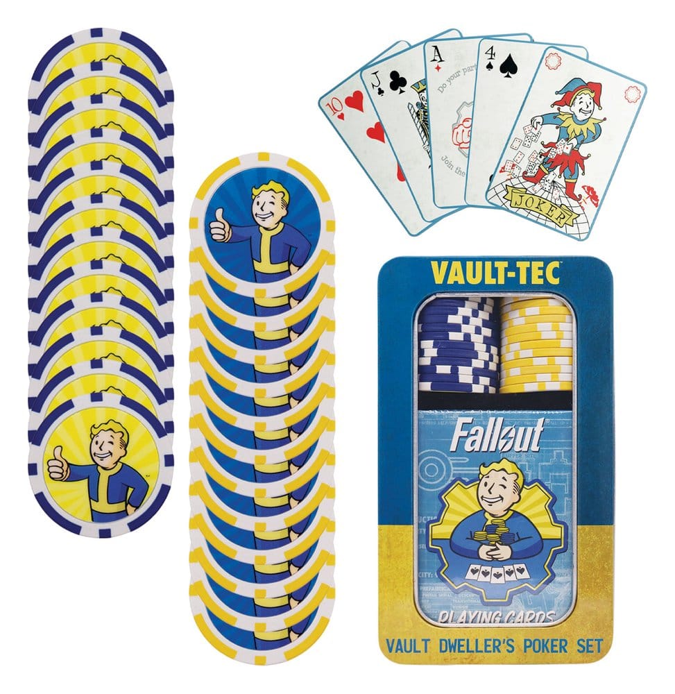 Fallout Vault Dweller's Poker Set 17 x 5 x 10 cm - Preorder - ETA: 25.05.2027