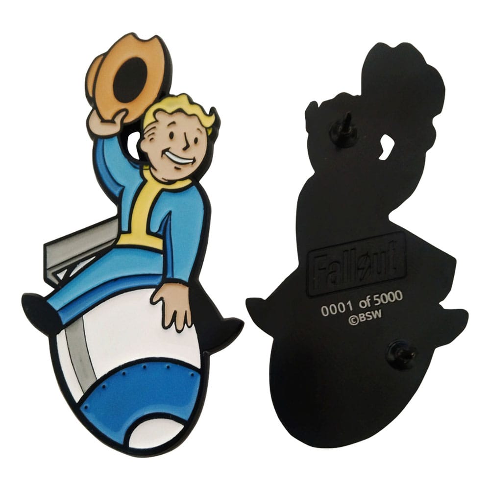 Fallout Ansteck-Pin Vault Boy Limited Edition - Versand: 5-7 Tage nach Bestellung