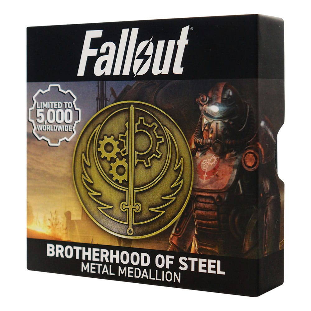 Fallout Medaille Brotherhood of Steel - Versand: 5-7 Tage nach Bestellung