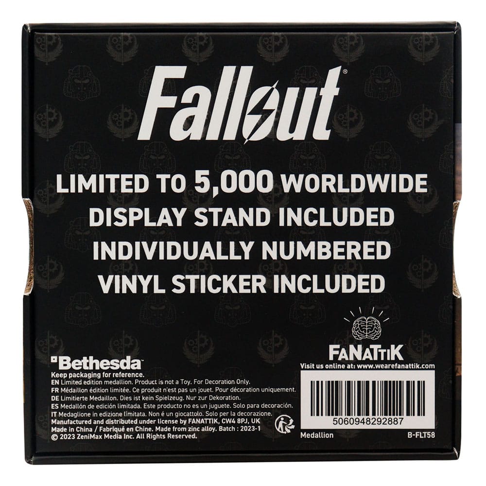 Fallout Medaille Brotherhood of Steel - Versand: 5-7 Tage nach Bestellung