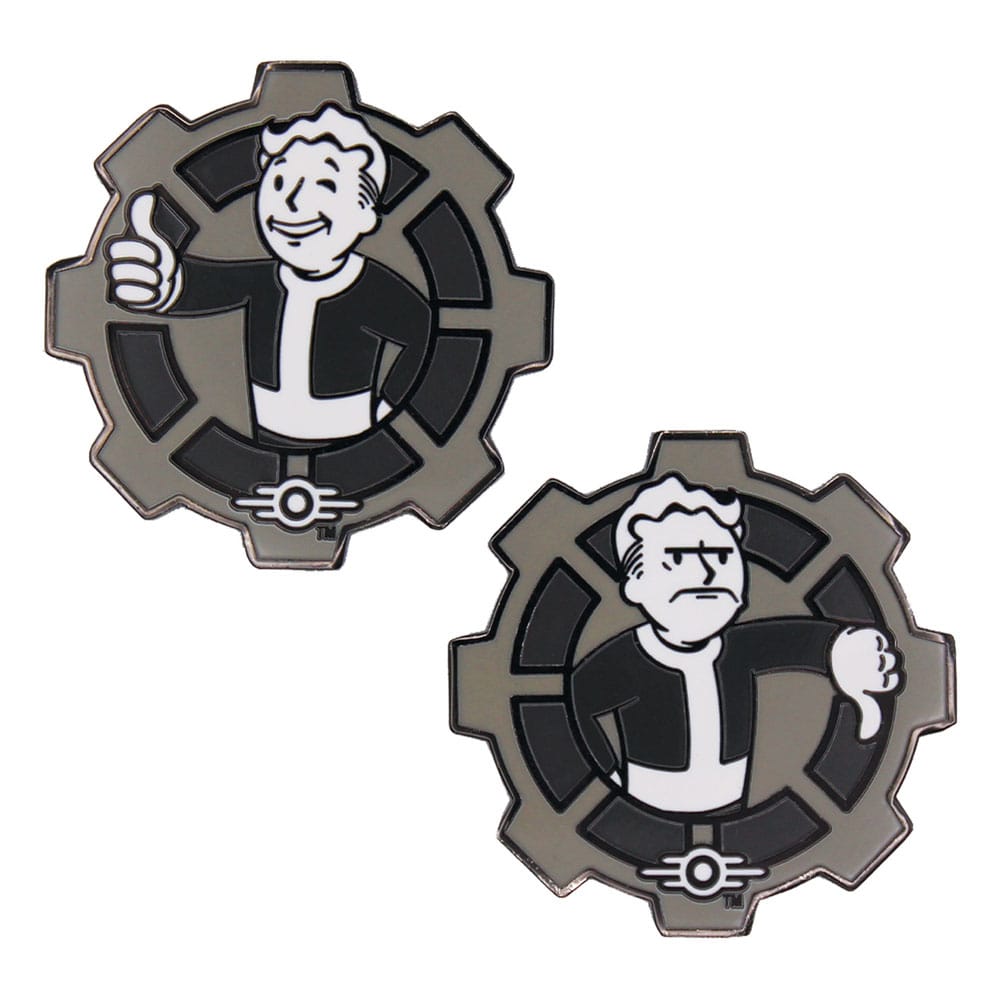Fallout Sammelmünze Decision Black & White Limited Edition      - Preorder - ETA: 11.09.2026