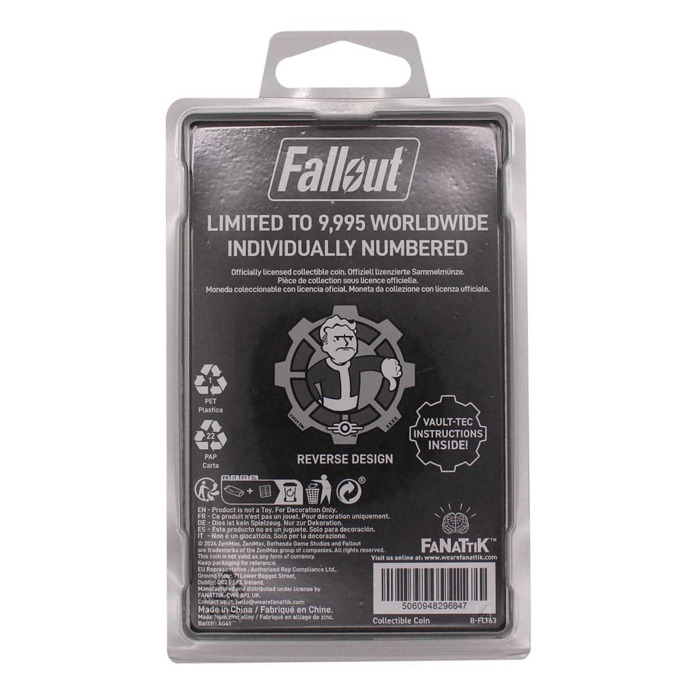 Fallout Sammelmünze Decision Black & White Limited Edition      - Preorder - ETA: 11.09.2026