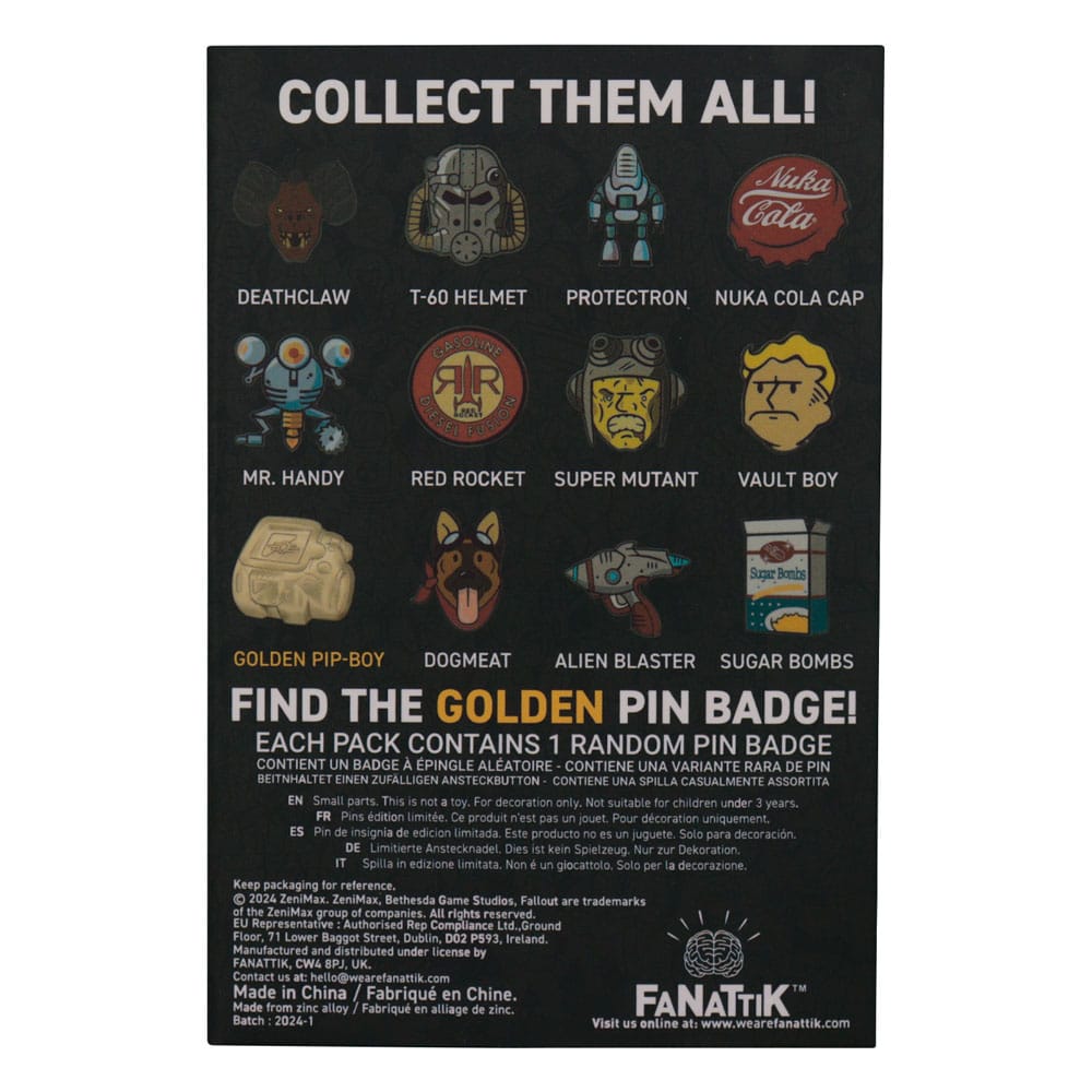 Fallout Ansteck-Pin Mystery Pin   - Preorder - ETA: 31.12.2025