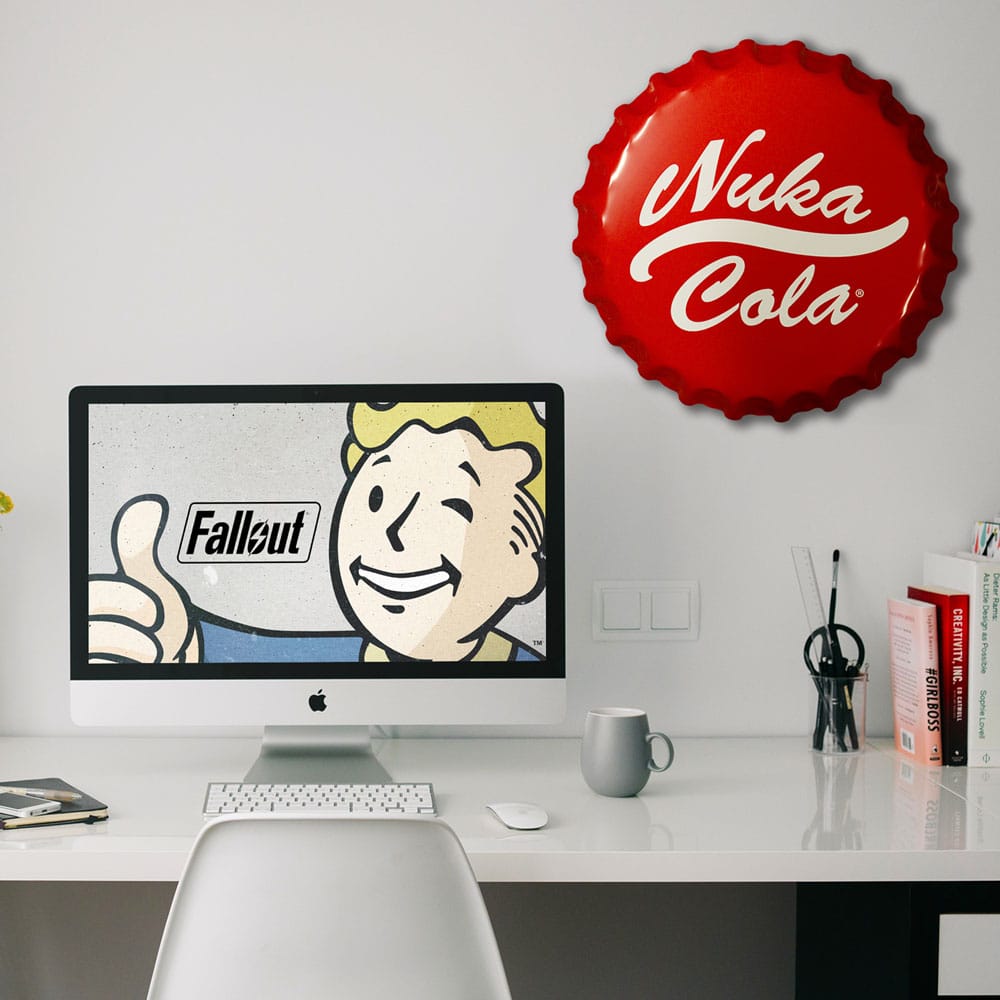 Fallout Blechschild Nuka-Cola Bottle Cap   - Versand: 5-7 Tage nach Bestellung