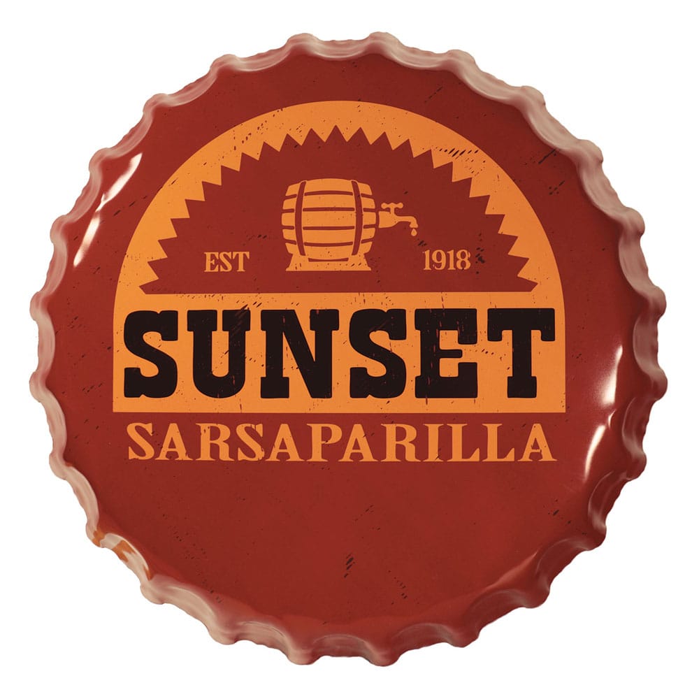 Fallout Blechschild Sunset Sarsaparilla Bottle Cap    - Versand: 7 Tage nach Bestellung