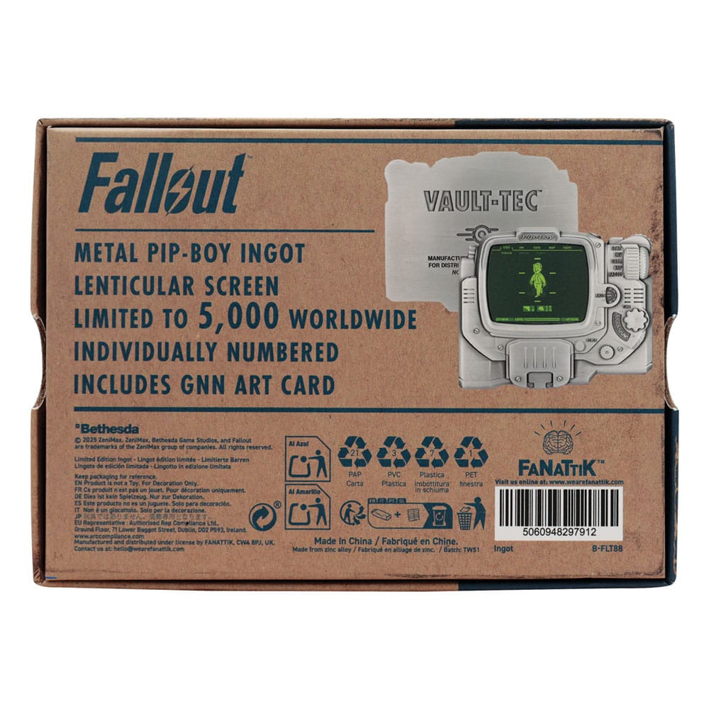 Fallout Metallbarren Pip-Boy Limited Edition  - Preorder - ETA: 25.01.2026