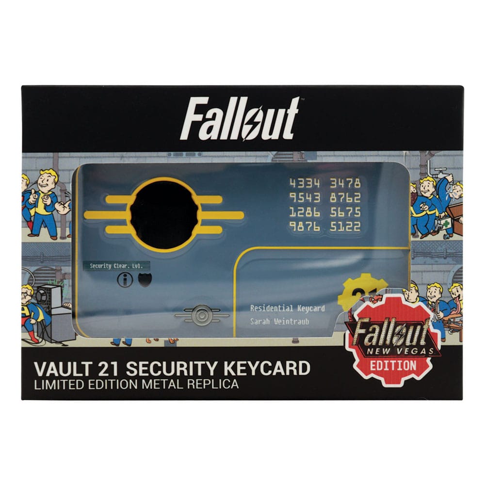 Fallout: New Vegas Replik Vault 21 Security Keycard Limited Edition     - Preorder - ETA: 25.01.2026