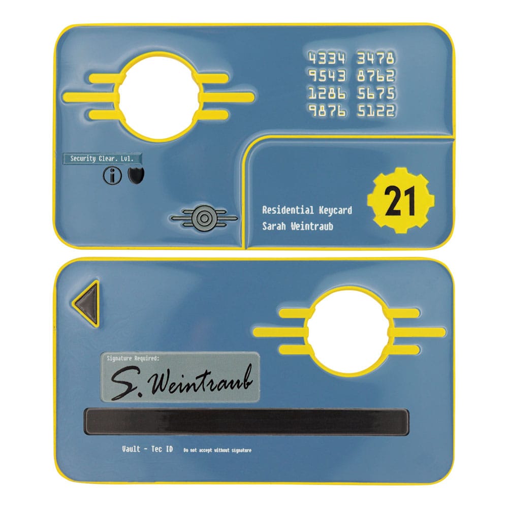Fallout: New Vegas Replik Vault 21 Security Keycard Limited Edition     - Preorder - ETA: 25.01.2026