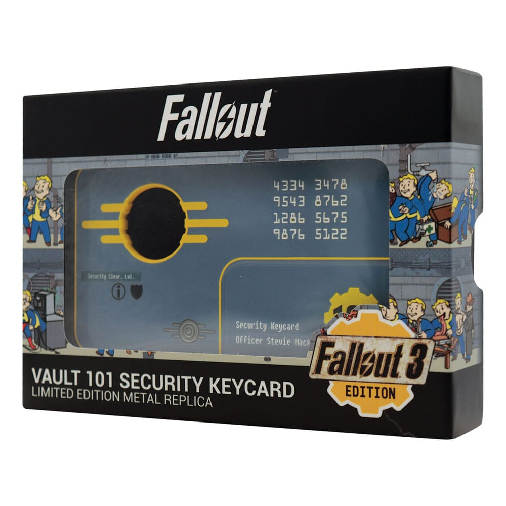 Fallout 3 Replik Vault 101 Security Keycard Limited Edition - Preorder - ETA: 25.03.2026
