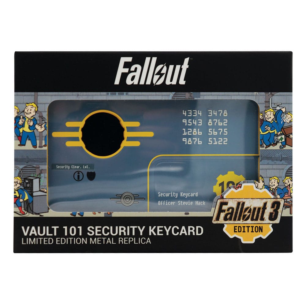 Fallout 3 Replik Vault 101 Security Keycard Limited Edition - Preorder - ETA: 25.03.2026