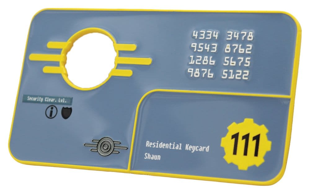 Fallout Replik Security Keycard Vault 111 Limited Edition 11 cm - Versand: 7 Tage nach Bestellung
