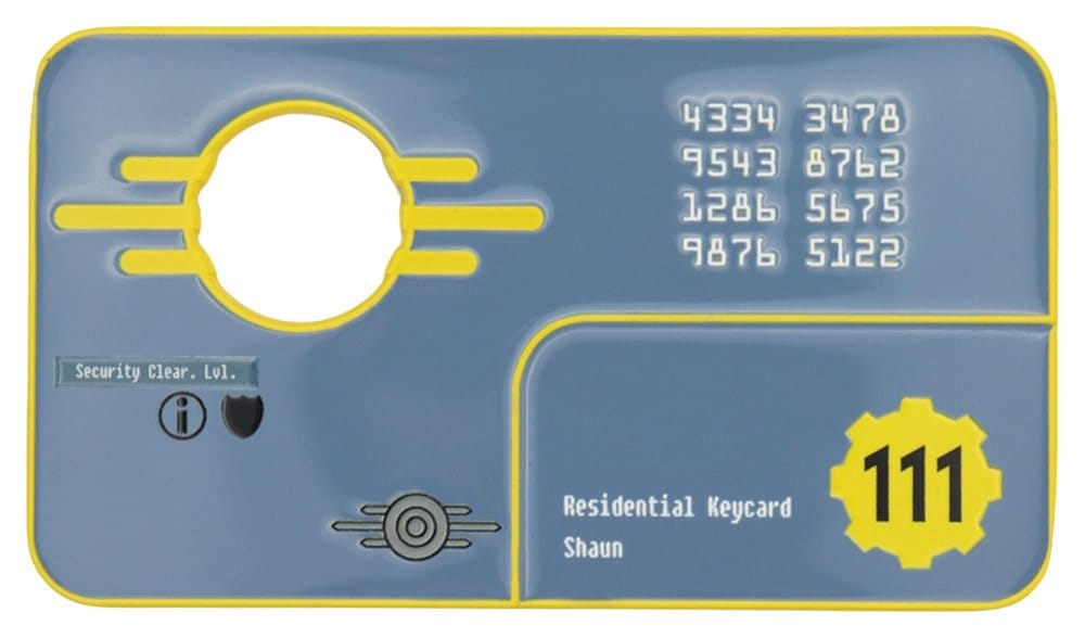 Fallout Replik Security Keycard Vault 111 Limited Edition 11 cm - Versand: 7 Tage nach Bestellung