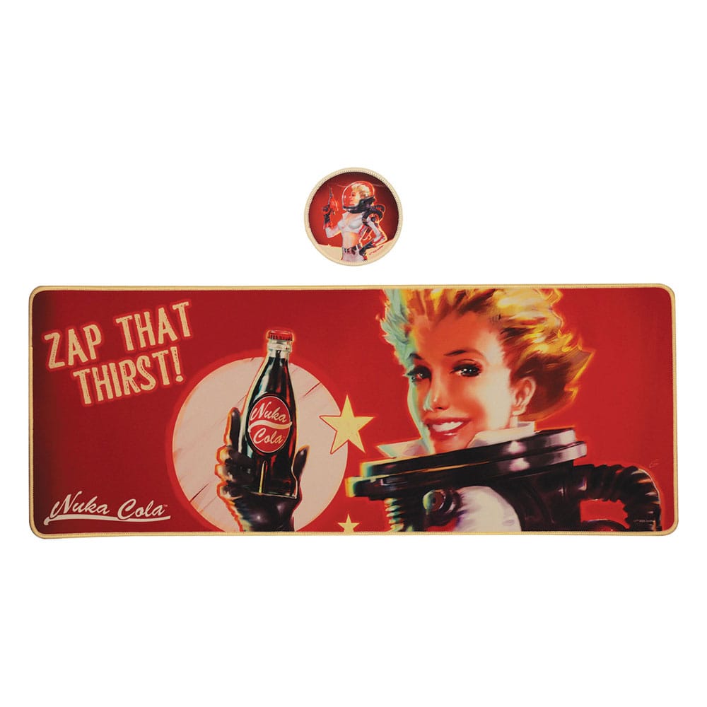 Fallout Schreibtischunterlage & Untersetzer Nuka-Cola          - Preorder - ETA: 25.01.2026