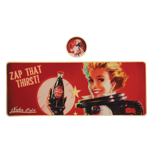 Fallout Schreibtischunterlage & Untersetzer Nuka-Cola          - Preorder - ETA: 25.01.2026