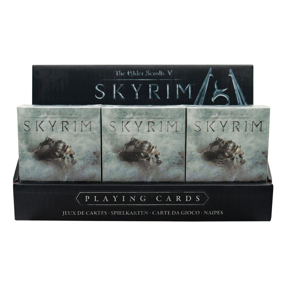 Elder Scrolls Skyrim Spielkarten Display (12) - Preorder - ETA: 08.04.2026