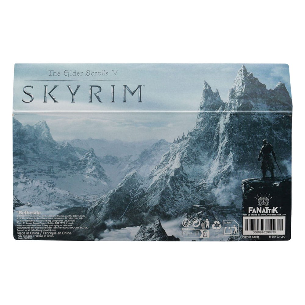 Elder Scrolls Skyrim Spielkarten Display (12) - Preorder - ETA: 08.04.2026
