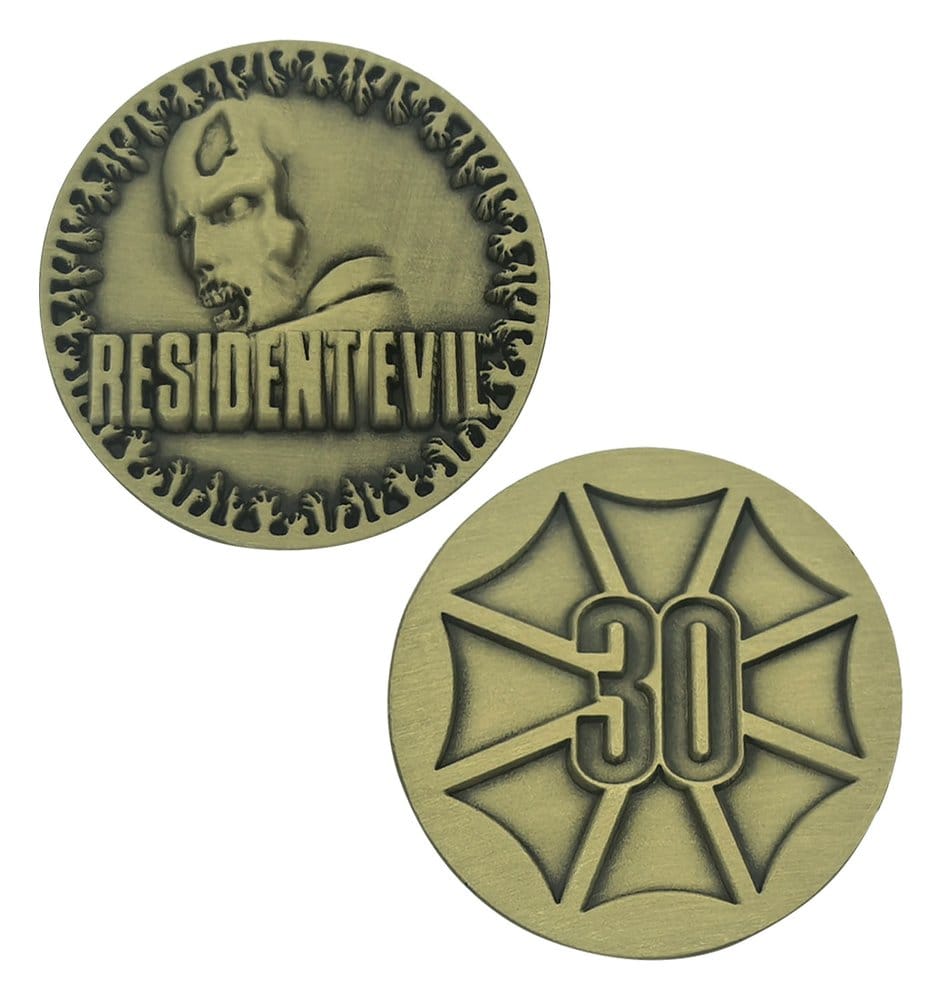 Resident Evil Sammelmünze 30th Anniversary Antique Brass Edition - Preorder - ETA: 24.12.2026