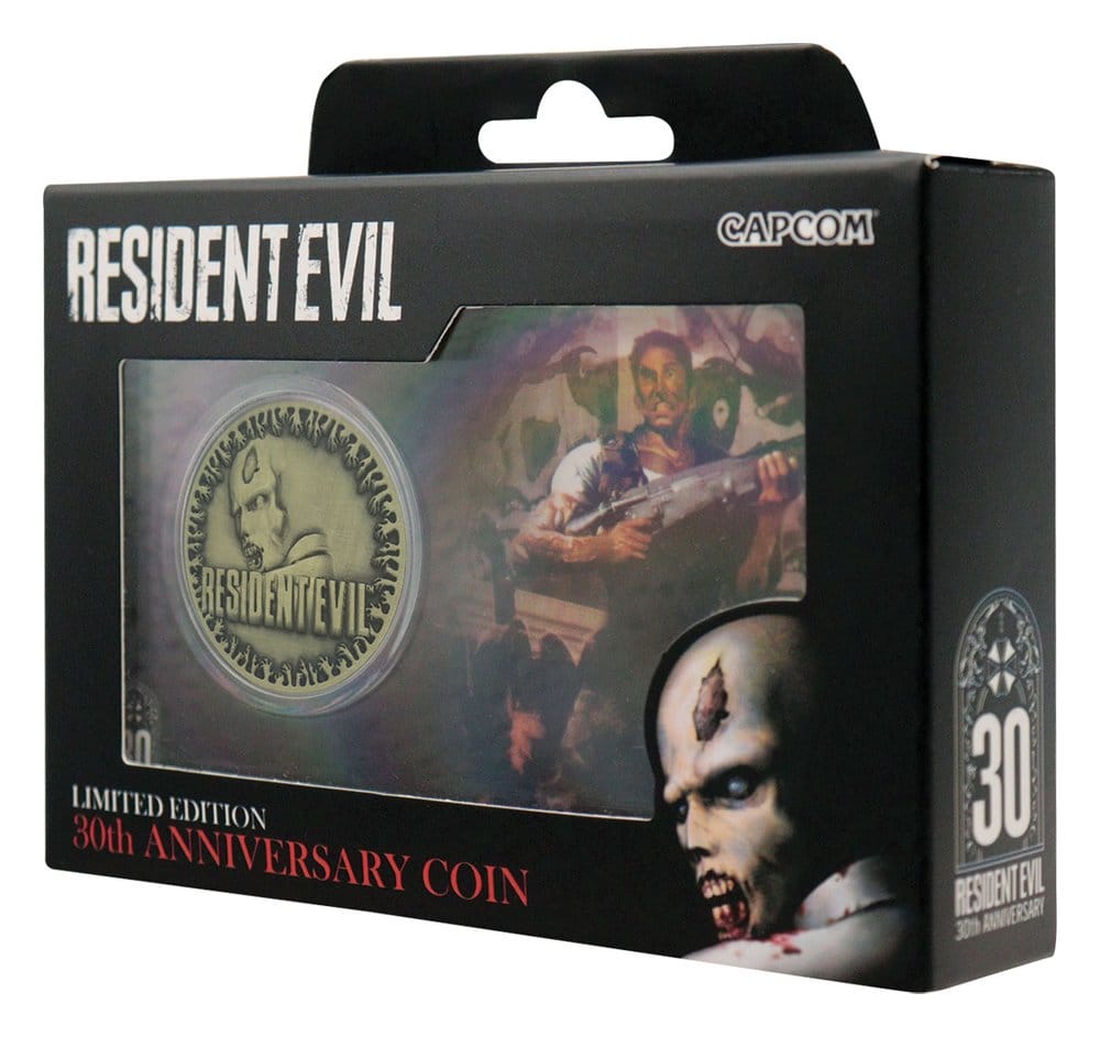 Resident Evil Sammelmünze 30th Anniversary Antique Brass Edition - Preorder - ETA: 24.12.2026