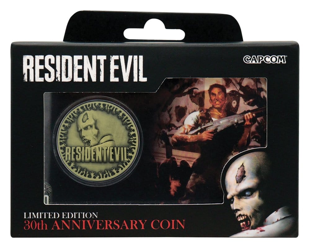 Resident Evil Sammelmünze 30th Anniversary Antique Brass Edition - Preorder - ETA: 24.12.2026