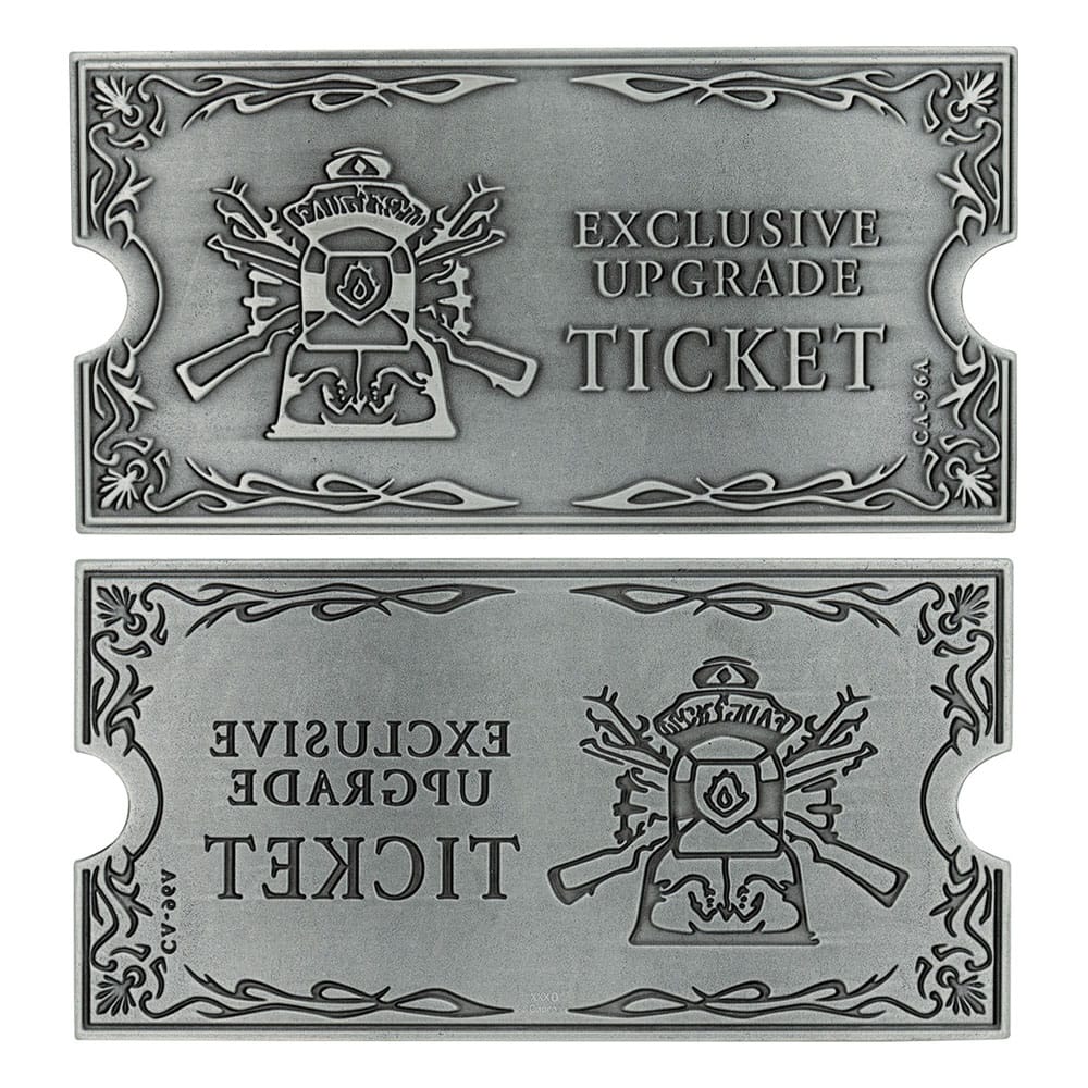 Resident Evil 4 Replik 1/1 Metal Exclusive Upgrade Ticket  - Versand: 5-7 Tage nach Bestellung
