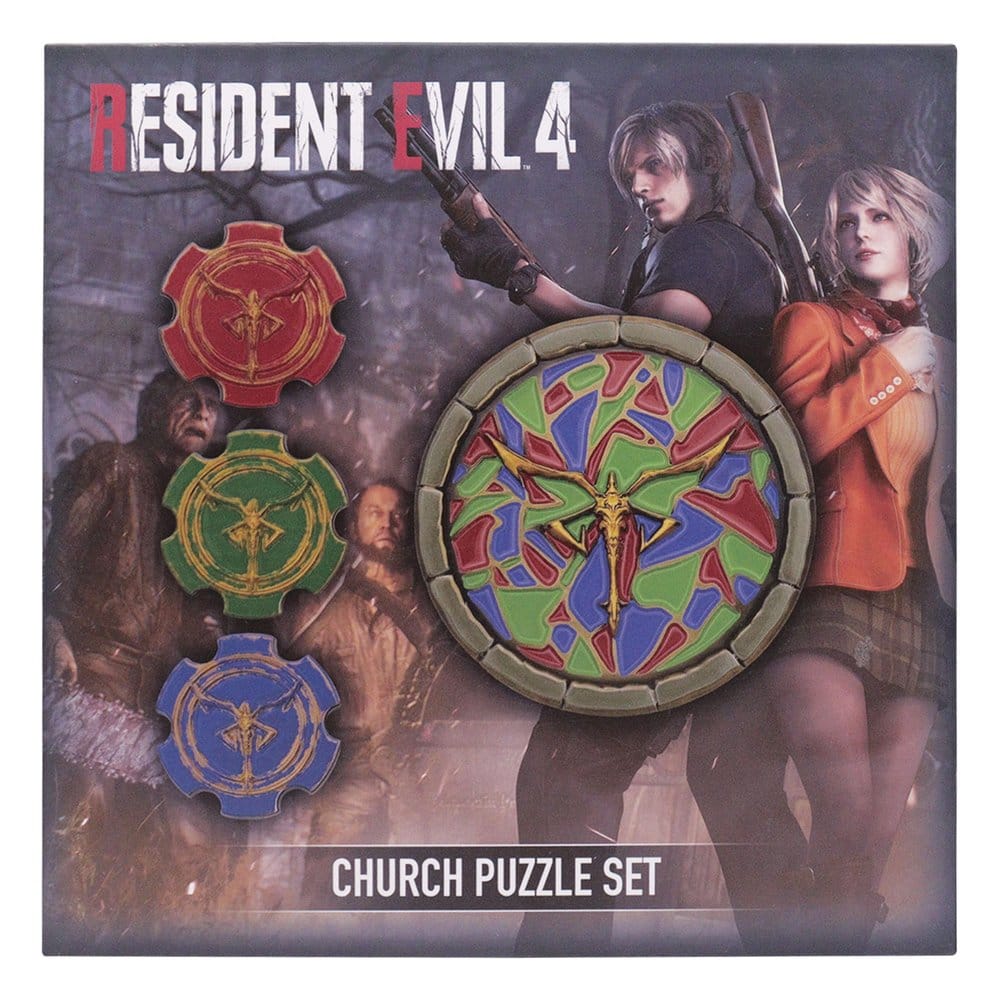 Resident Evil 4 Replik Church Puzzle Medallion Set  - Preorder - ETA: 25.09.2026