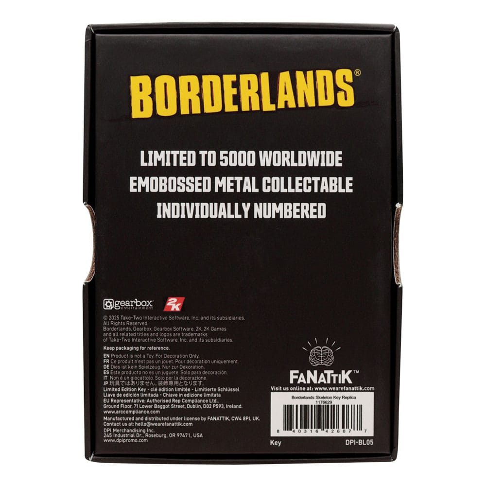 Borderlands Replik Gold Key  - Preorder - ETA: 25.03.2026