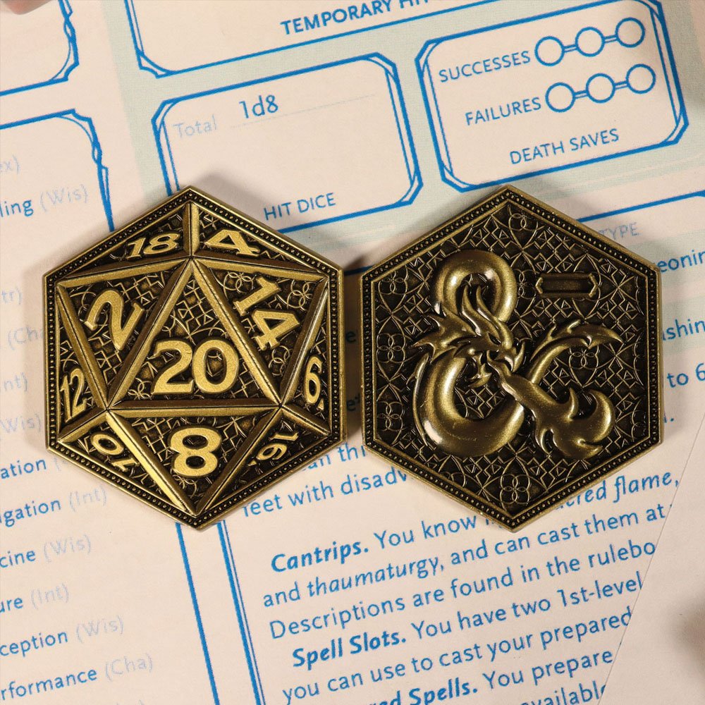 Dungeons & Dragons Sammelmünze Limited Edition - Versand: 5-7 Tage nach Bestellung