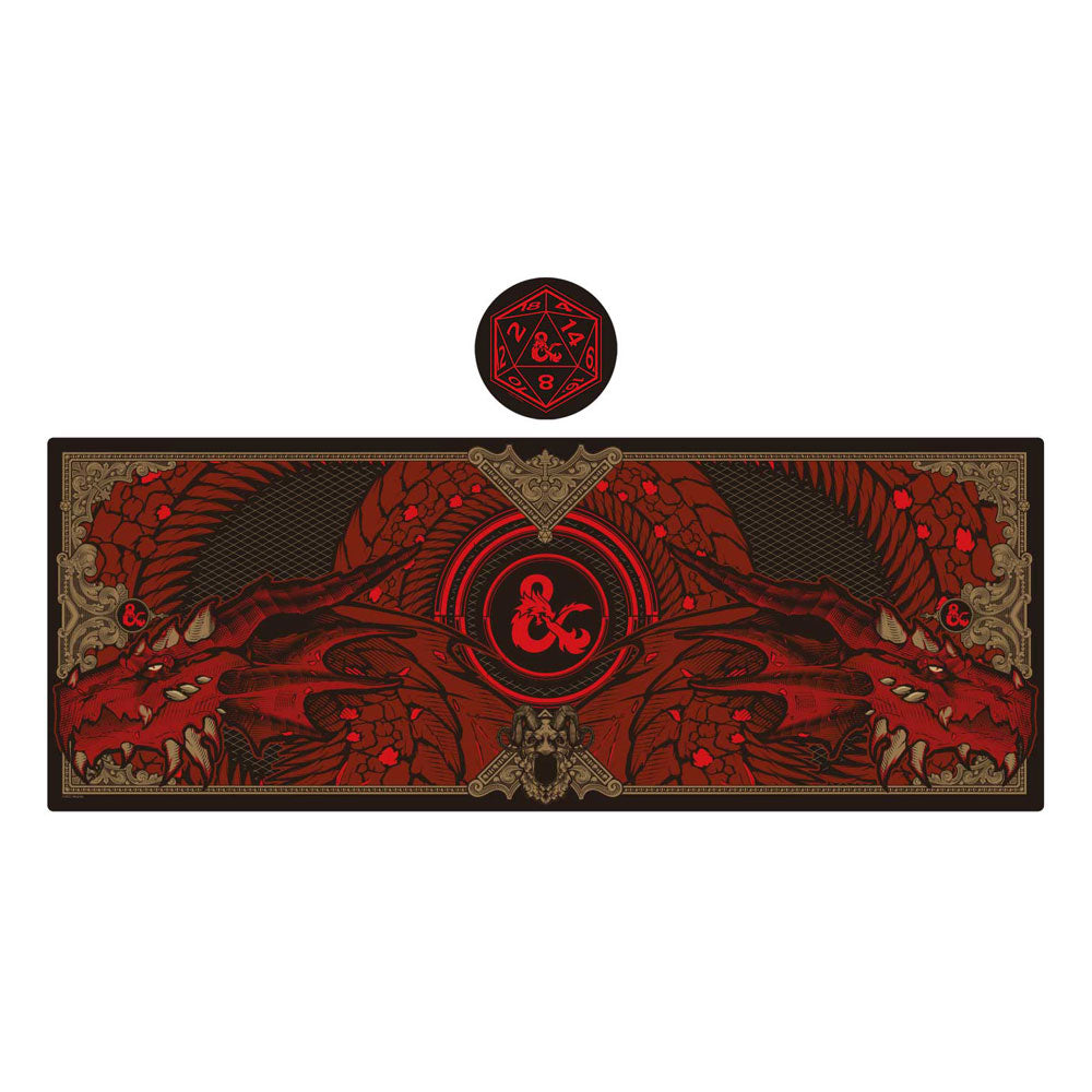 Dungeons & Dragons Schreibtischunterlage & Untersetzer Set Graphic - Versand: 5-7 Tage nach Bestellung