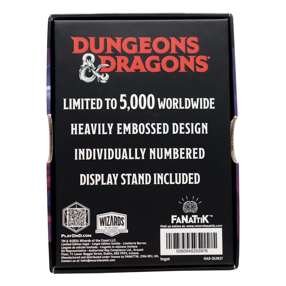 Dungeons & Dragons Metallbarren Vecna Eve of Ruin Limited Edition   - Versand: 5-7 Tage nach Bestellung
