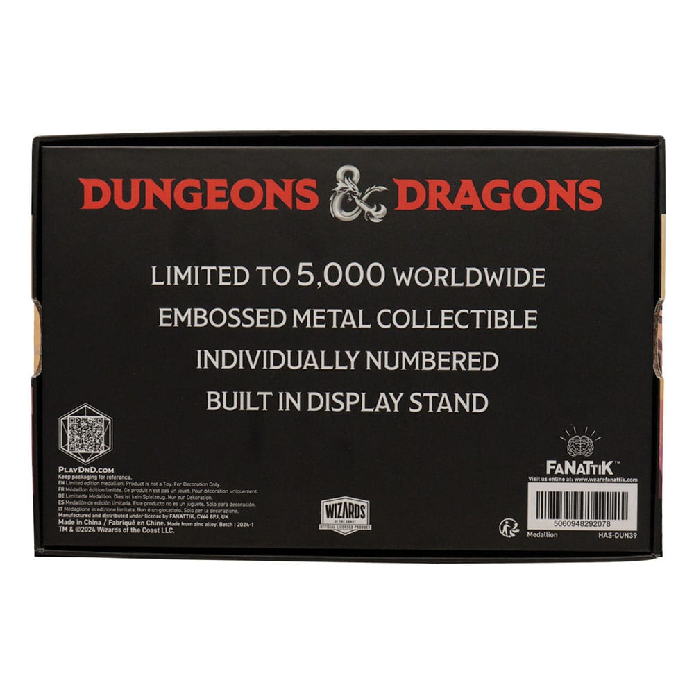 Dungeons & Dragons Medaille Lady of Pain Limited Edition - Versand: 5-7 Tage nach Bestellung