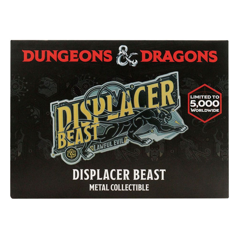 Dungeons & Dragons Metallbarren Displacer Beast Limited Edition    - Versand: 5-7 Tage nach Bestellung