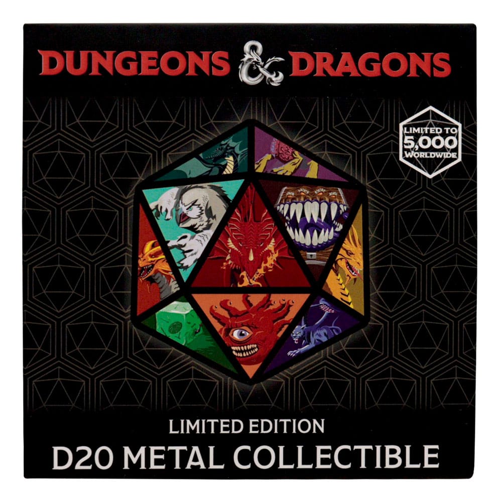 Dungeons & Dragons Medaille D20   - Versand: 5-7 Tage nach Bestellung